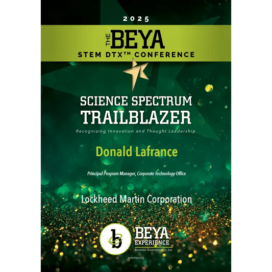 2025 Science Spectrum Trailblazer Plaque
